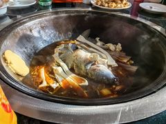 -北京龙庆四季香农家饭庄·灶台鱼·碳烤虹鳟鱼(龙庆峡店)