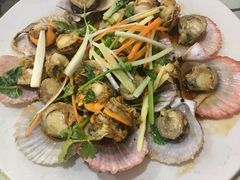 油泼扇贝-名超海鲜烧烤大排档