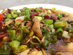 干煸猪大肠-豆腐脑花
