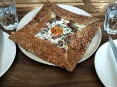 鸡蛋蘑菇熏肉荞麦可丽饼-RAC BAR(安福路店)