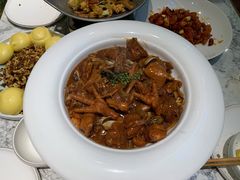 花蛤闷土鸡-悦海·家宴·冰花皮皮虾大锅贴(宝龙店)