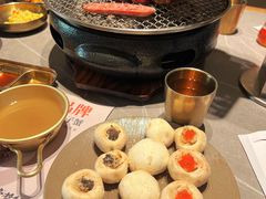 口蘑拼盘-草家酱蟹炭火烤肉店(珲春南路二店)