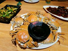 清蒸盘锦河蟹-嗨辣小聚·盘锦河蟹·海鲜烧烤龙虾(盘锦十年好店)