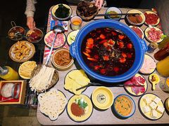 重庆原始红油现炒锅底-王歘歘·chuǎ火锅(五道营店)