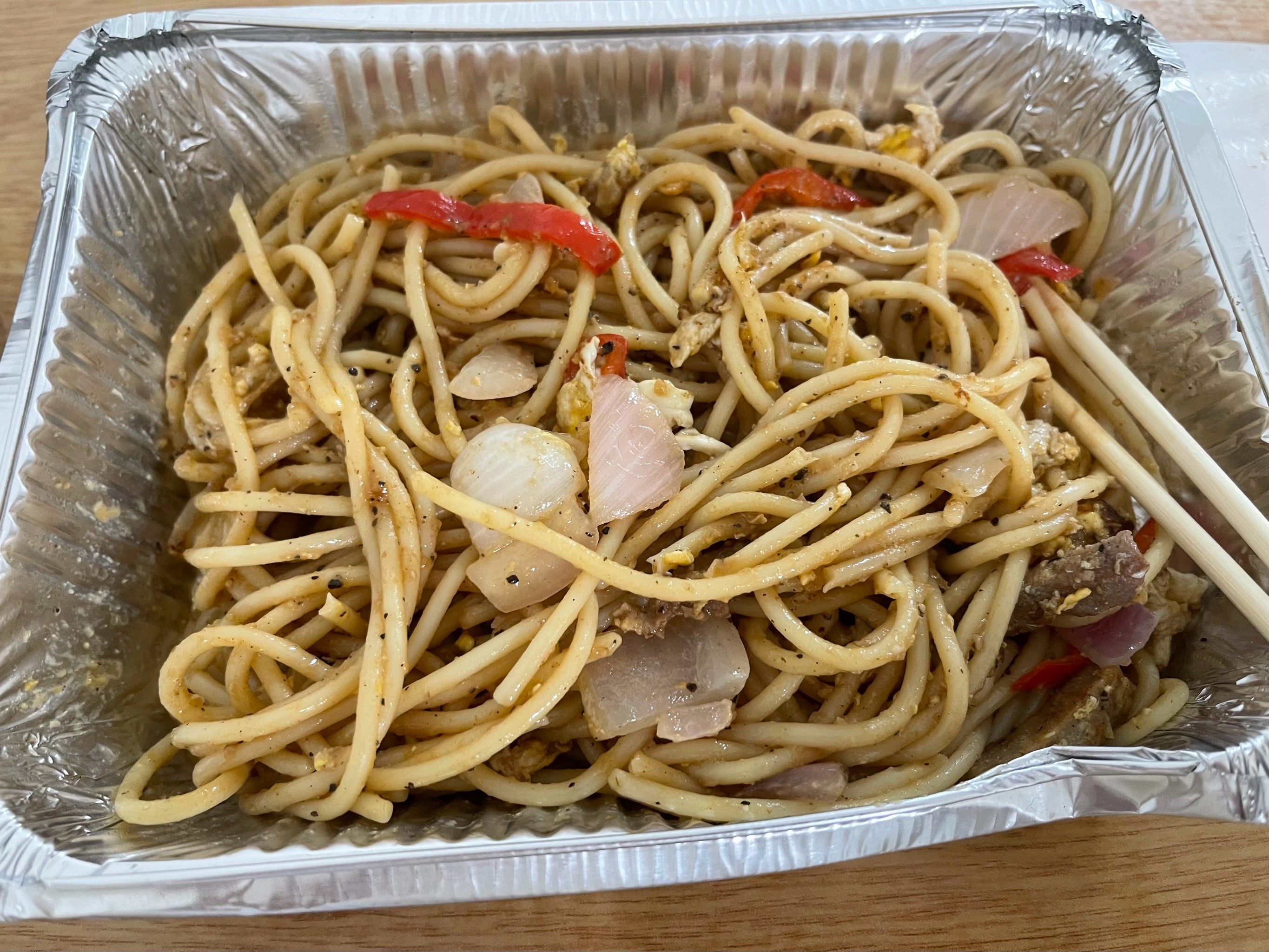 黑胡椒牛肉意面