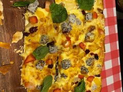 火焰烤饼水果风味-1886德国汽车餐厅(外滩十六铺码头店)