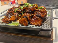 铁板烧汁茄子-老街坊海鲜家常菜(新城路店)