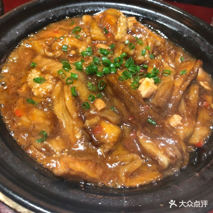 潮堂(环球金融中心店)咸鱼鸡粒茄子煲图片 - 第3张