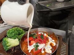 番茄红烩味汉堡肉-肉肉大米(金虹桥店)