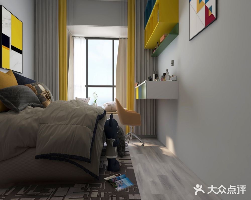 [化妆镜]120㎡中信森林湖现代风格设计~