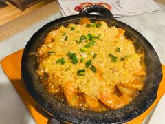 石板蒜蓉虾-小菜园新徽菜(泰州茂业店)
