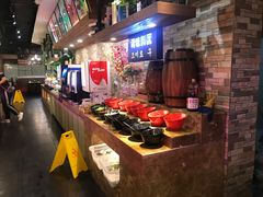 自助取餐区-大漠风烤肉火锅自助餐厅(鹰展店)