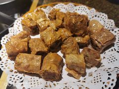 潮汕手卷炸稞肉-潮十三潮汕砂锅粥(高新四路大都荟店)