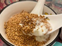 亚麻籽酸奶-一个勺子新疆锡伯主题私房菜(红墙巷49号院店)
