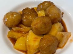 传统酸甜菠萝咕噜-安乐茶饭·手工素菜·高空景观餐厅(千灯湖店)