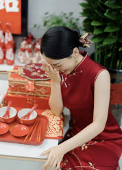 -禾米旗袍妈妈装礼服定制(嘉业国贸店)