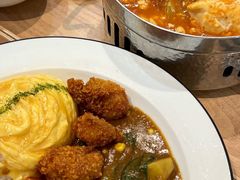 炸虾排咖喱蛋包饭-池奈·咖喱蛋包饭(熙地港店)