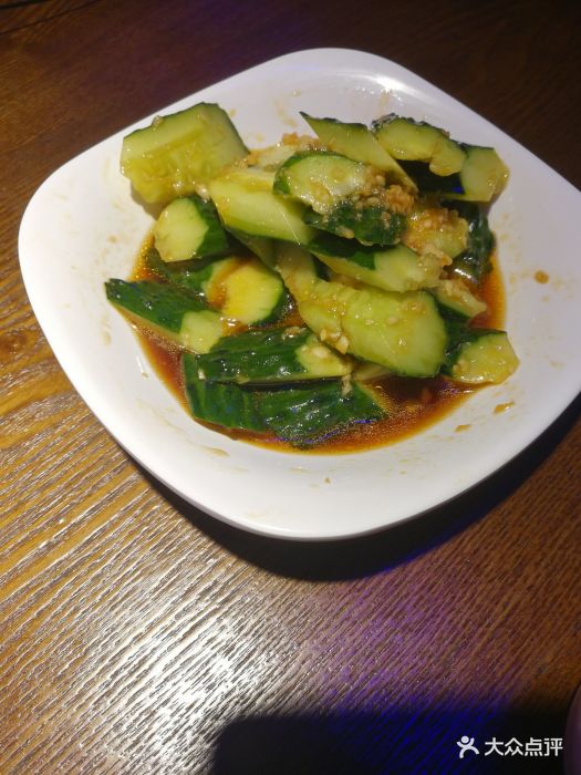 蟹蟹我来了肉蟹煲-凉拌黄瓜-菜-凉拌黄瓜图片-上海美食-大众点评网