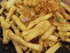 蛋黄肉松白玉菇-大眼锅贴水饺(河东店)