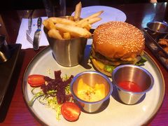 夏威夷照烧牛肉汉堡-bluefrog蓝蛙(水游城店)