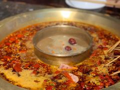 牛油菌菇鸳鸯锅底-巴蜀大宅门火锅(北大街店)