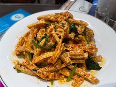 脆豆腐拌菠菜-清真·老兰家(兴善寺西街总店)