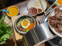 -明洞阿姨·韩式酱蟹烤肉·创意料理(三元桥店)