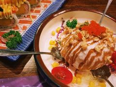 炸温泉蛋土豆泥沙律-仙隐小鹿中華の日料(正弘城店)