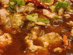 水煮肉片-吉事利茶餐厅