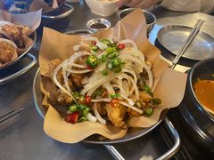 炸鸡翅一半一半-富乐满韩国正宗炸鸡韩国料理(虹泉路店)