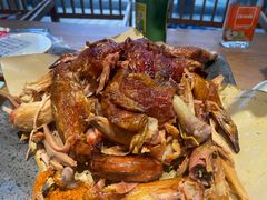 -民窑私烤土窑坑烤大公鸡