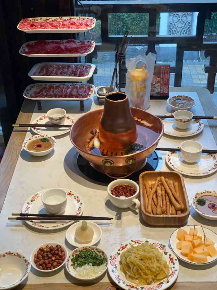 东门口老北京爆肚涮肉(老门东店)-"橙v套餐来的,说来惭愧四人餐给我们