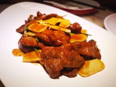 蒜爆鲜切小牛肉-京华烟云·北京烤鸭(领展购物广场·中关村店)