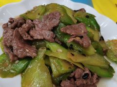 凉瓜炒牛肉-汤氏美食台山水步特色黄鳝饭(龙津东路店)
