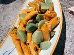 腊八蒜鸡爪-华盛园卷子王农家菜水库鱼