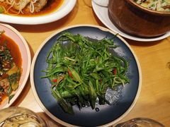 清炒空心菜-山茶云南菜(中关村店)