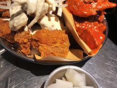 炸鸡翅一半一半-富乐满韩国正宗炸鸡韩国料理(虹泉路店)