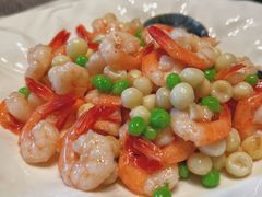 鸡头米炒虾仁-大儒小厨·苏浙菜(瑞虹太阳宫店)