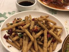 干煸藕丝-小李子油焖大虾(天下城旗舰店)