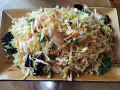 白菜丝拌蛰皮-一元馅饼店