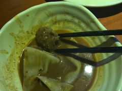 香菜肉丸子-杨翔豆皮涮牛肚(万和城店)