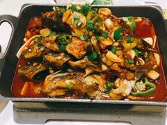 干锅黄骨鱼-我家福厨(万达中餐厅店)