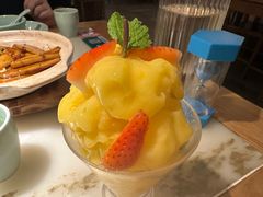 芒果冰-绿茶餐厅(西单老佛爷店)