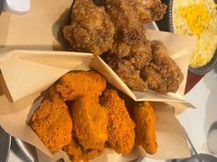 黄油蒜炸鸡块-富乐满韩国正宗炸鸡韩国料理(虹泉路店)