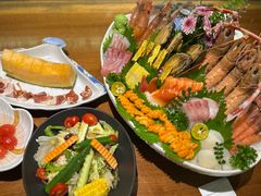 三文鱼刺身-九井澤精致料理(金茂店)