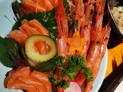 甜虾刺身-季夏金枪鱼牛排自助餐厅(海悦天地店)