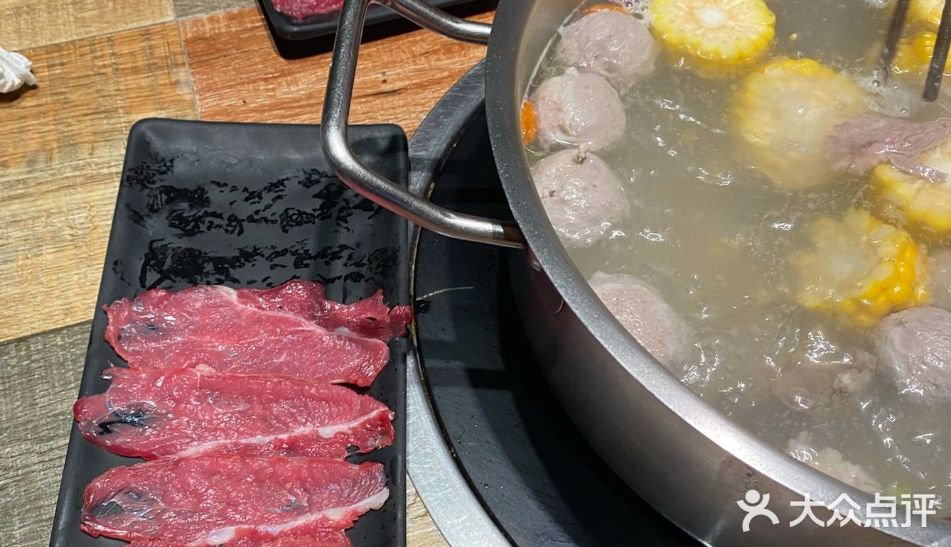 潮汕牛肉火锅！清汤的锅底Q弹的牛肉！