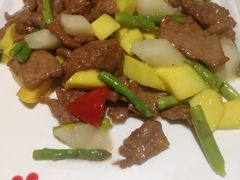 香芒爆牛肉-富黎华海鲜大酒楼(正大广场店)