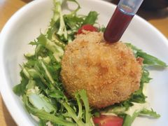 酥炸猪肉裹温泉蛋-胜博殿日式炸猪排(西红门店)