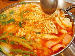 部队锅-包装马车·韩国料理·포장마차